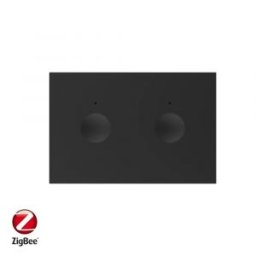 Modul intrerupator dublu cu touch Livolo, protocol ZigBee, standard Italian â€“ Serie noua