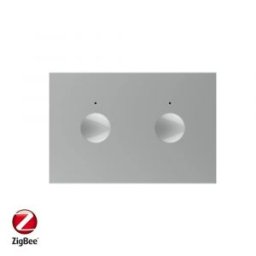 Modul intrerupator dublu cu touch Livolo, protocol ZigBee, standard Italian â€“ Serie noua