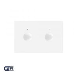 Modul Intrerupator Dublu WIFI cu Touch LIVOLO, standard italian â€“ Serie Noua, Alb