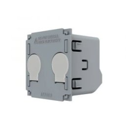 Modul intrerupator dublu wireless cu touch