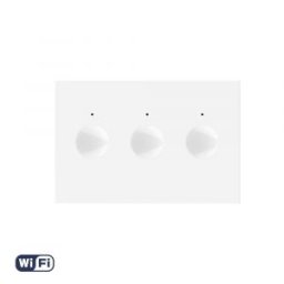 Modul Intrerupator Triplu WIFI cu Touch LIVOLO, standard italian â€“ Serie Noua, Alb