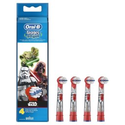 Rezerve pentru periuta de dinti electrica copii Oral-B EB10-4, 4 buc, Editie Star Wars