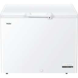 Lada frigorifica Haier HCE301E, 300 l, Clasa E, Control electronic, Lumina LED, Alb