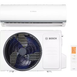 Aparat de aer conditionat Bosch Climate 2000, 9000 BTU, A++/A+, Filtru catalizator rece, functie Wind avoid me, functie Follow-me, alb
