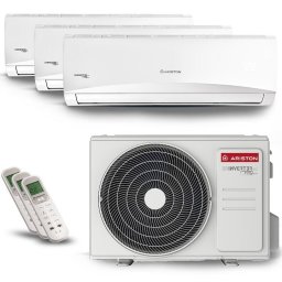Aparat de aer conditionat multisplit Ariston 2 x 9000 BTU, 1 x 12000 BTU, Prios 80 Trial XD0