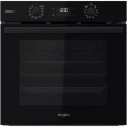 Cuptor incorporabil Whirlpool OMSR58RU1SB, Electric, Multifunctional, 71 l, Autocuratare pirolitica, Display, Gatire aburi - Gentle Steam, Clasa A+, Negru