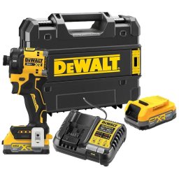 Masina de insurubat cu sistem hidraulic pe acumulator DeWALT DCF870E2T, 18V XR, Motor fara perii, 1/4 inch, iluminare LED, cuplu 50 Nm, sistem hidraulic silentios, 3000 RPM, 4500 percutii/min, 2 acumulatori 1.7 Ah, cutie TSTAK, incarcator