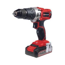 Masina de gaurit si insurubat (bormasina) cu percutie pe acumulator Einhell Power X-Change TE-CD 18/2 Li-i +22, 18 V, 44 Nm,2 trepte de viteza, 1 acumulator de 2.5 Ah, incarcator rapid, set de 22 de biti, geanta