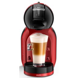 Espressor cu capsule KRUPS NESCAFÉ® Dolce Gusto® Mini Me KP123H10, 1500 W, capacitate rezervor 0.8 L ,15 bari presiune, Tehnologia Play & Select, functie Eco, Rosu & Negru