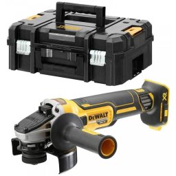 Polizor unghiular profesional cu motor fara perii DeWalt DCG405NT, Acumulator 18 V, 125 mm diametru disc, Viteza 9000 RPM, Cutie T-Stak
