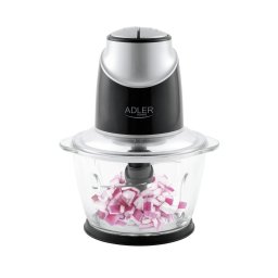 Tocator electric Adler AD 4082, 550 W, 2 viteze, Bol sticla 1.2 l, Negru
