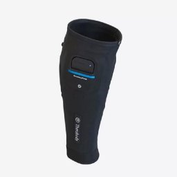 Dispozitiv de compresie pentru gambe Therabody RecoveryPulse Calf Sleeve Single, Marime S, Negru