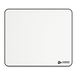 Mouse Pad Glorious, Stitch Cloth, L, 330 x 280 x 2 mm, Alb