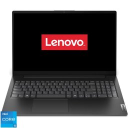 Laptop Lenovo V15 G5 IRL cu procesor Intel® Core i5-13420H pana la 4.60 GHz, 15.6" FHD, 16GB RAM, 512GB SSD, Intel® UHD Graphics, No OS, Negru