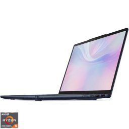 Laptop Lenovo IdeaPad Slim 5 14ARP10 cu procesor AMD Ryzen™ 5 7535HS pana la 4.55GHz, 14" WUXGA, IPS, 16GB DDR5 RAM, 512GB SSD, AMD Radeon™ 660M Graphics, No OS, Cosmic Blue