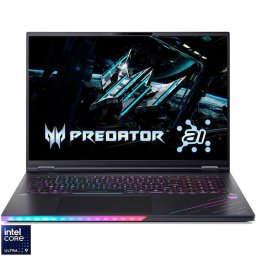Laptop Gaming Acer Predator Helios 18 AI PH18-73-91K7, procesor Intel® Core™ Ultra 9 275HX, 18 inch, WQXGA, IPS, 250Hz, 128GB DDR5 RAM, 4TB SSD, NVIDIA® GeForce RTX™ 5080 16GB GDDR7, No OS, Negru