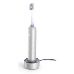 Periuta de dinti electrica Mova Fresh Pro, 69000 vibratii/min, Wireless, Argintiu