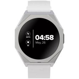 Ceas Inteligent Canyon Otto SW-86, Android iOS, IP68, Argintiu