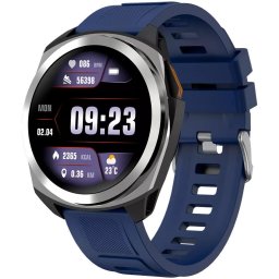 Ceas Inteligent Canyon Maveric CNS-SW83SS, SW-83 GPS, Argintiu-Albastru