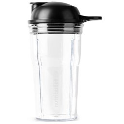 Cana cu capac nutribullet ANBC20DL - AS00002870, 590ml, Pentru Blender Combo, Pro 1000, Select, Smart Touch si Triple Prep System