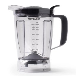 Carafa blender nutribullet ANBFP64DL - AS00002874, 1.8 litri, Rezistenta la caldura, Capac ventilat, Impingator, Pentru nutribullet Blender si Blender Combo