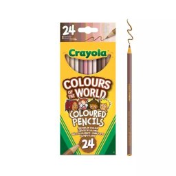 Crayola: Colours of the World, Set de creioane colorate în tonul pielii - 24 buc.