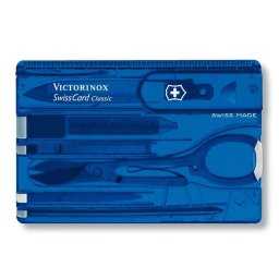 Victorinox SWISSCARD blue transparent