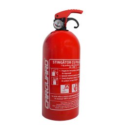 Stingator cu pulbere 1KG, cu manometru, model A B C - Certificat R.A.R.