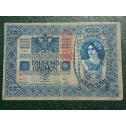 Austro-Ungaria 1902 - 1000 kronen, circulata