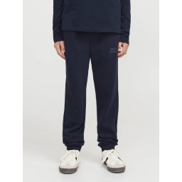 Jack & Jones Pantaloni lungi de trening, baieti, cu talie medie, Relaxed fit, Bleumarin inchis (SELECTATI MARIMEA: 176 cm)