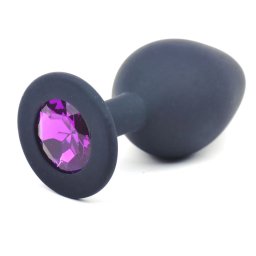 Dildo anal Purple Diamond Large Negru