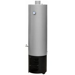 Ansamblu boiler pe lemne 120 litri otel Miklos Steel, cu focar economic usi din tabla