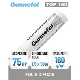 Folie anticondens si difuzie GUNNEFOL TOP 160
