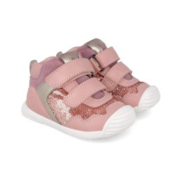 Adidasi primii pasi pentru copii biomecanics 251108-b, roz (marime: 21 (12,8-13,4 cm))