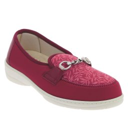 Pantofi confort, stretch, calapod lat, rosii, dama, PodoWell Magik