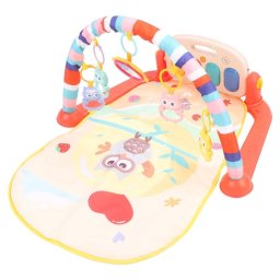 Saltea de joaca interactiva Baby Gym Play Mat cu lumini si muzica HE0651