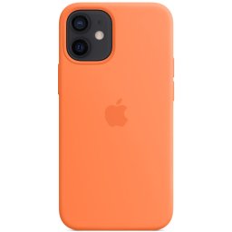 Husa Apple iPhone 12 mini Silicone Case with MagSafe - Kumquat