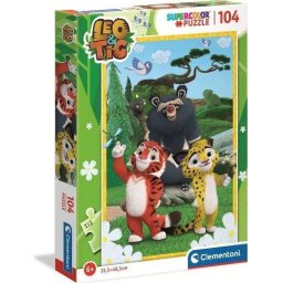 Puzzle 104 elements Leo and Tig
