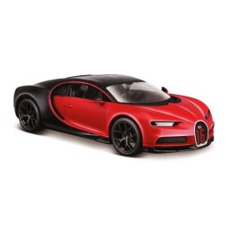 Composite model Bugatti Chiron sport black-red