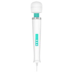 MyMagicWand - vibrator masaj puternic - alb-turcoaz