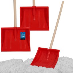 Lopeți pentru zăpadă pentru copii roșii set de 2 buc.