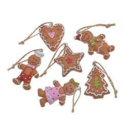 Figurine turta dulce pentru decoratiuni Craciun set 6 buc