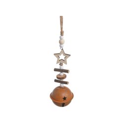 Ghirlanda stelute+clopotel pentru decoratiuni Craciun