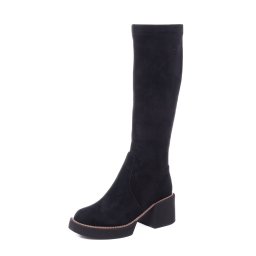 Cizme dama Feeling piele intoarsa 25-144-02
