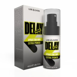 Lube4Lovers Delay Pro Spray pentru Barbati 40 ml Extra Putere Intarziere si Control cu Extracte Naturale