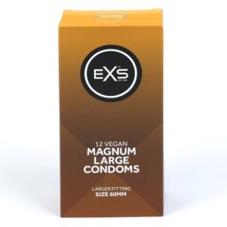 EXS Magnum Mari Prezervative Pachet de 12 Prezervative Late 60mm