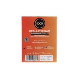 EXS Prezervativ Oral cu Aroma de Capsuni pentru Sex Oral Cunnilingus sau Analingus