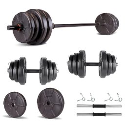 Set haltera si gantere reglabile PROGRESSIVE 35 KG