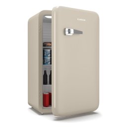 Klarstein Audrey Evo minifrigider, 90 l, design retro, silențios, compact, disponibil în 3 culori. (HEA19-Aud90-CR)