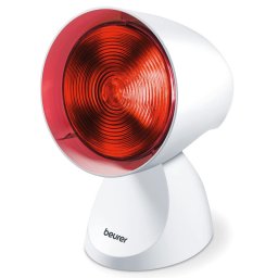 Lampă cu infraroșu Beurer IL 21, 150W, 5 setări de înclinare, Funcție continuă, Ochelari de protecție, Alb
